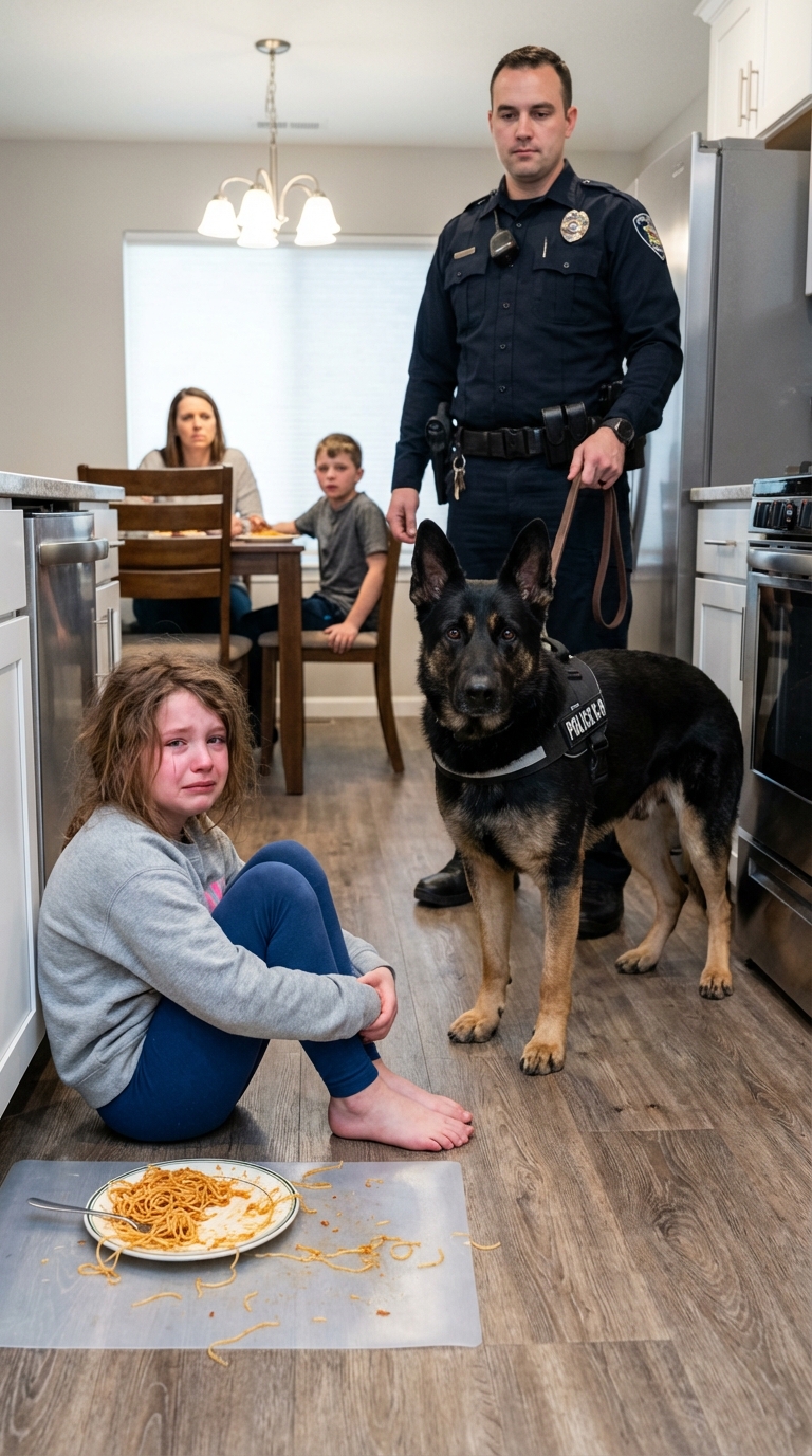 “Don’t wake her,” my wife snapped when I returned. Koda slipped past, whining at the utility closet. I forced it open—my five-year-old lay starving on a mat. A ledger read: “Grant says keep her inside.”