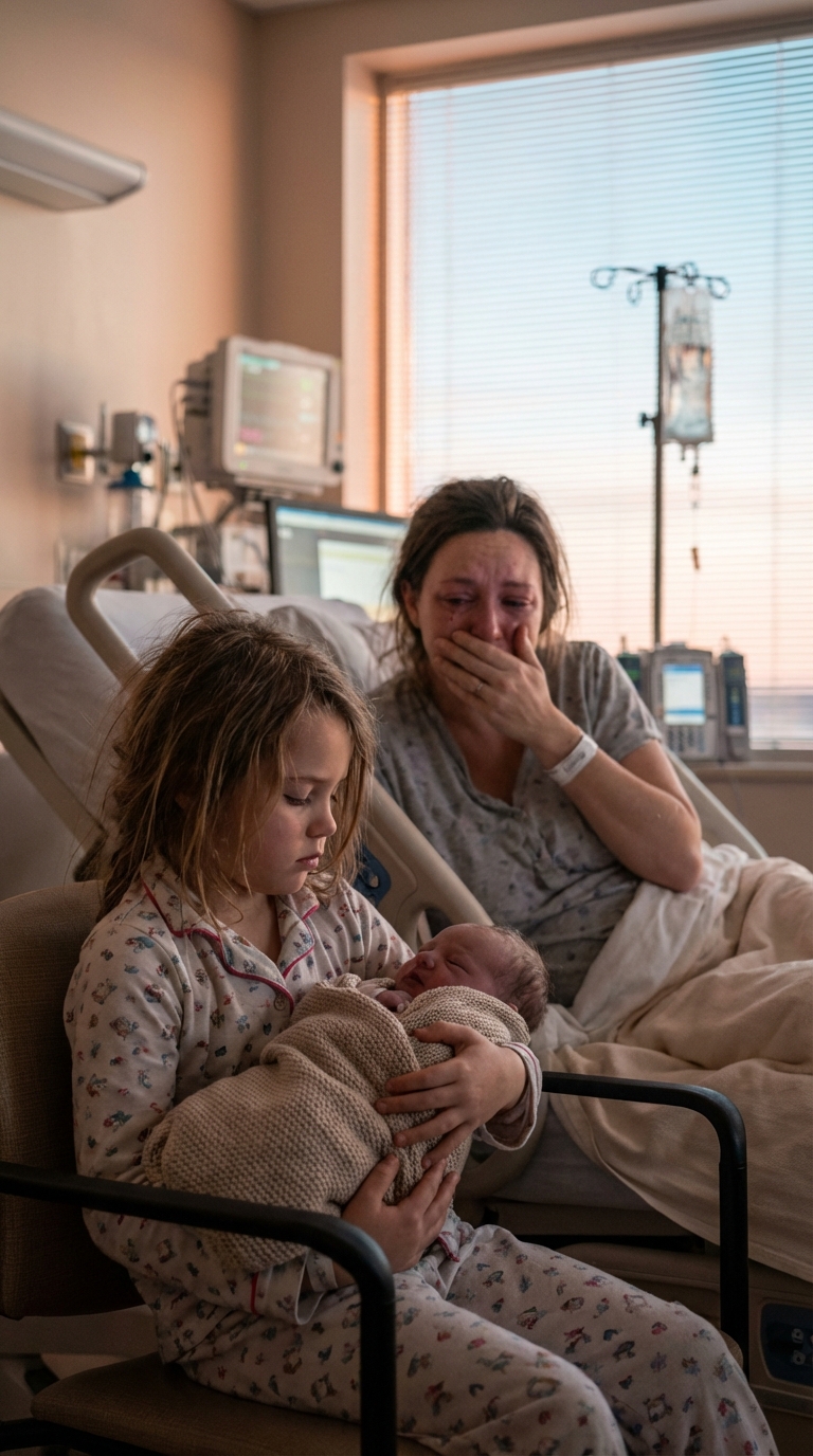 “Now I Won’t Have to Stay Quiet With Them Anymore,” My Five-Year-Old Said While Holding Her Newborn Sister — And That Sentence Quietly Ended My Marriage