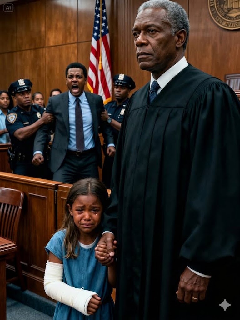 My 11-year-old daughter came home with a broken arm and bruises all over her body. After rushing her to the hospital, I went straight to the school to find the bully—only to discover his parent was my ex. He laughed when he saw me. “Like mother, like daughter. Both failures.” I ignored him and questioned the boy. He shoved me and sneered, “My dad funds this school. I make the rules.” When I asked if he hurt my daughter and he said yes, I made a call. “We got the evidence.” They chose the wrong child—the daughter of the Chief Judge.