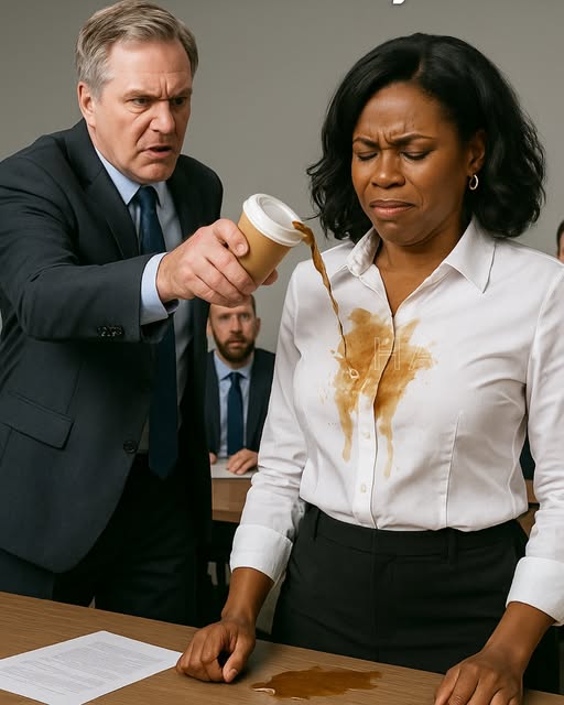 Directors Throw a Drink on a Black Woman at Work — Her Billionaire Husband Walks In and They’re Done