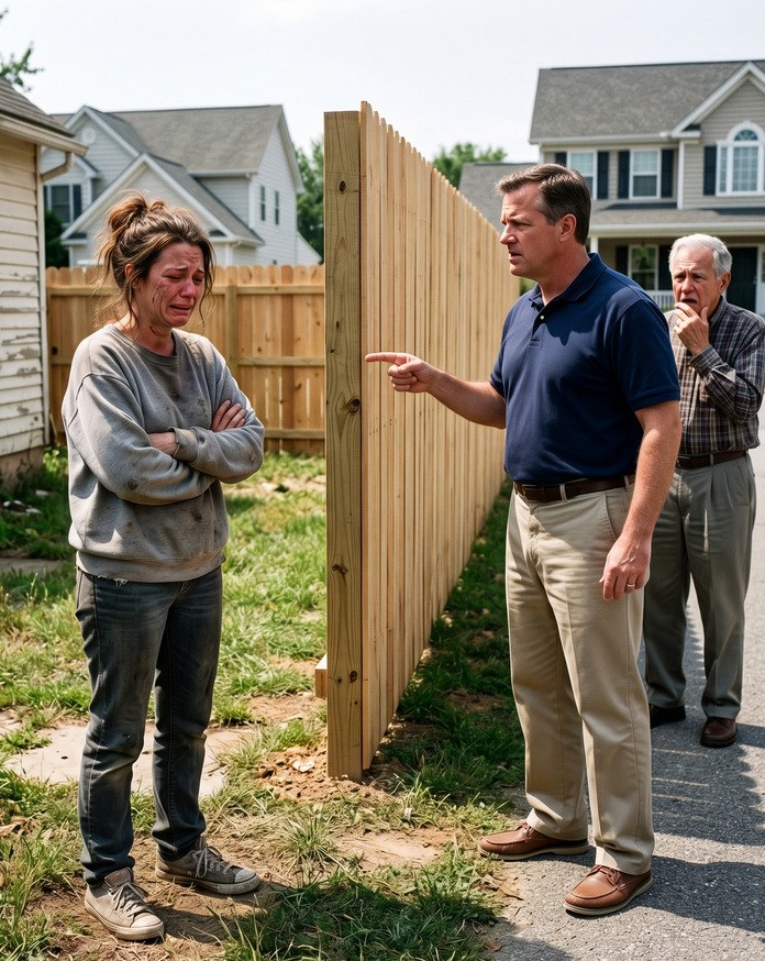 A Single Mother Lived Beside Us For 8 Years. My Son Hated Her So Much He Built A 10-Foot Fence, Saying She Was Dangerous. After She Passed, I Was The Only Person Who Came To Her Funeral. Then Her Lawyer Handed Me A Letter, And I Was Stunned By What I Read.