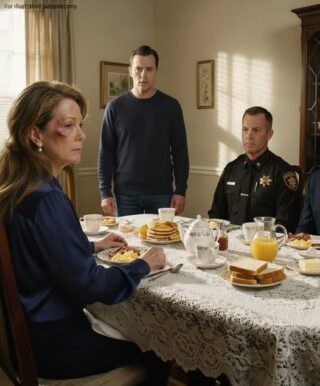 My son h.it me last night and I stayed quiet. This morning, I laid out my lace tablecloth, baked a full Southern breakfast, and then set the good china like it was Christmas.