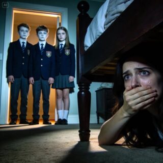 My neighbor kept telling me she saw my daughter at home during school hours—so I pretended to leave for work and hid under her bed. What I heard next made my blood run cold.