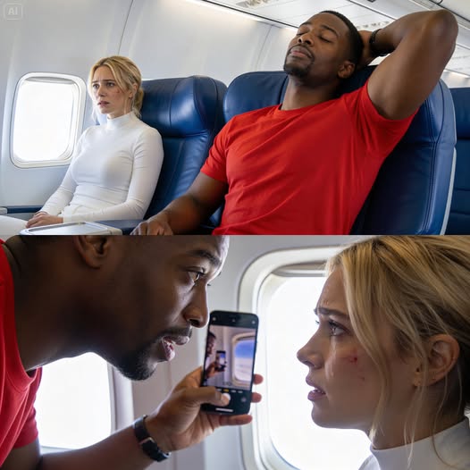 A Black Single Dad Was Asleep in Seat 8A — When the Captain Asked If Any Combat Pilots Were on Board