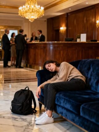 My family left me sleeping in the hotel lobby while they checked out—so I checked out of their lives with my wealth. As I woke alone, I called to close their accounts. I