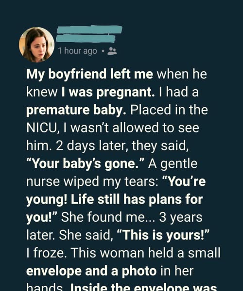 I Lost My Baby Before I Was Even Grown—And Thought I’d Lost Everything, Until She Came Back.