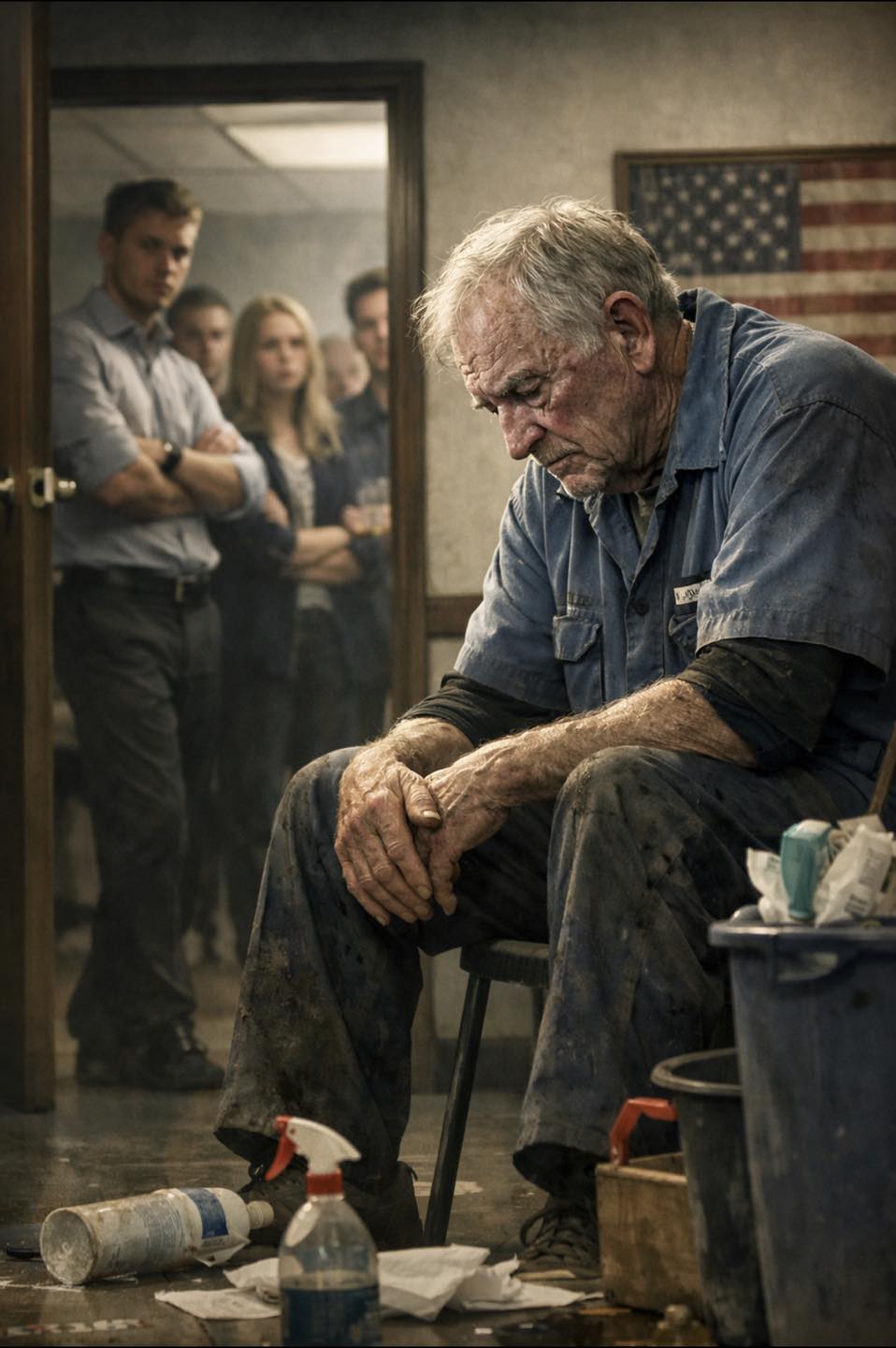 My top sales rep demanded I fire our 72-year-old janitor for ‘sleeping’ on the job. He didn’t realize he was actually watching a hero falling apart.