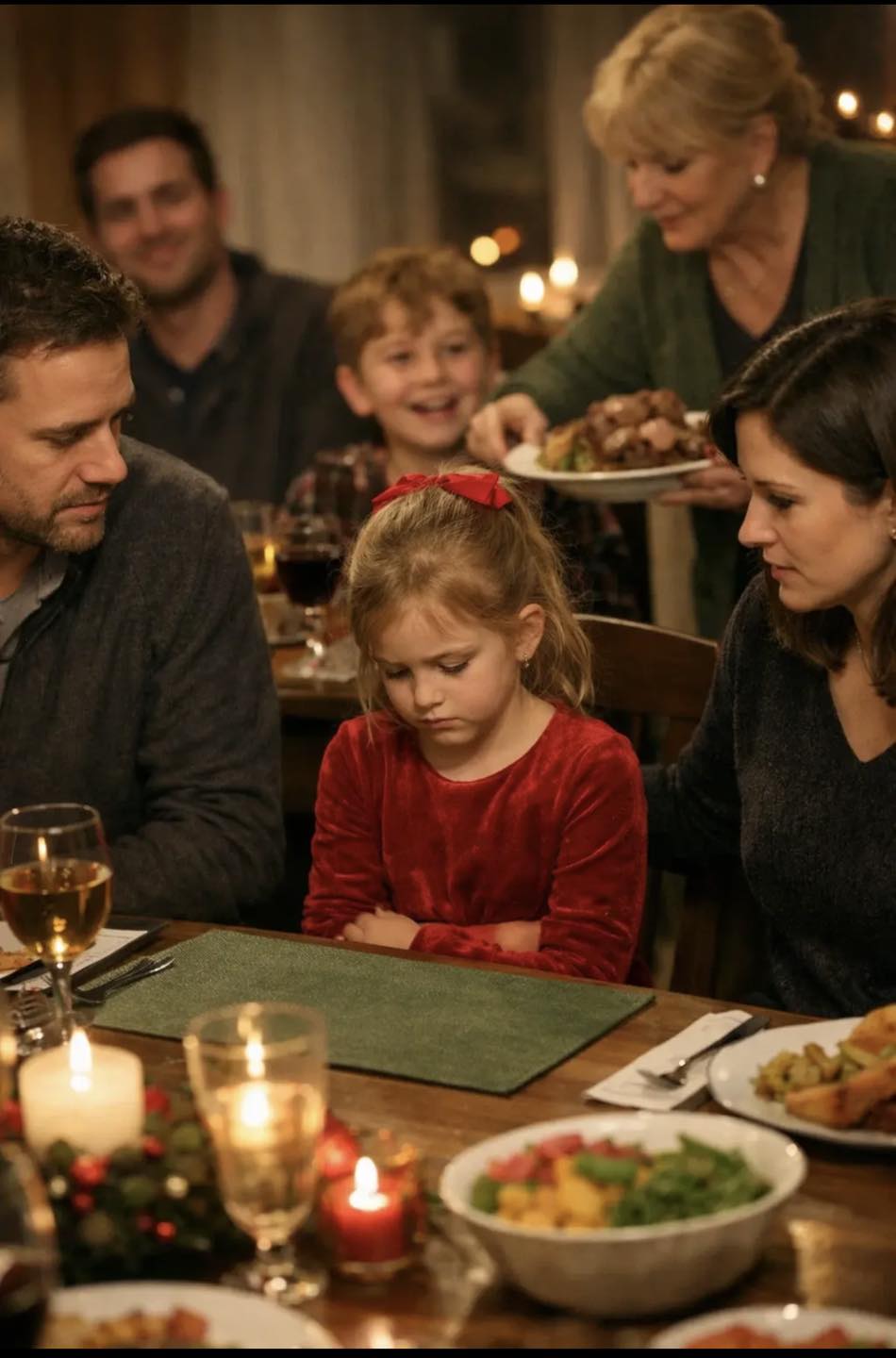 My mother refused to set a plate for my 7-year-old adopted daughter at Christmas, then demanded I pay her rent.