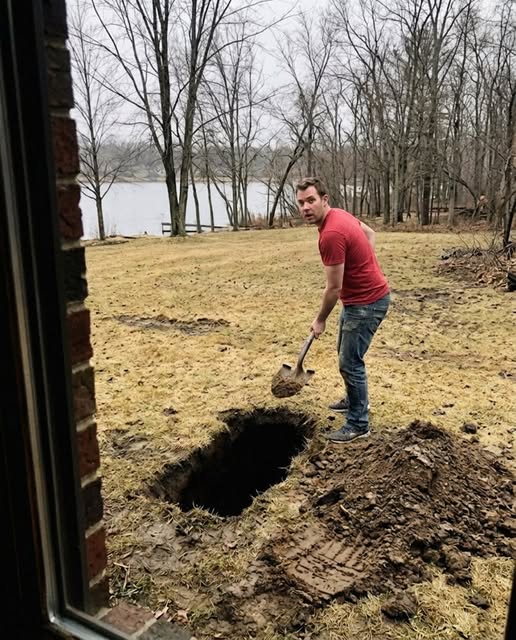I Thought My Husband and 7-Year-Old Daughter Were Riding the Teacups at Disneyland – Instead I Saw Him Digging Something Into the Ground Behind Our Lake House