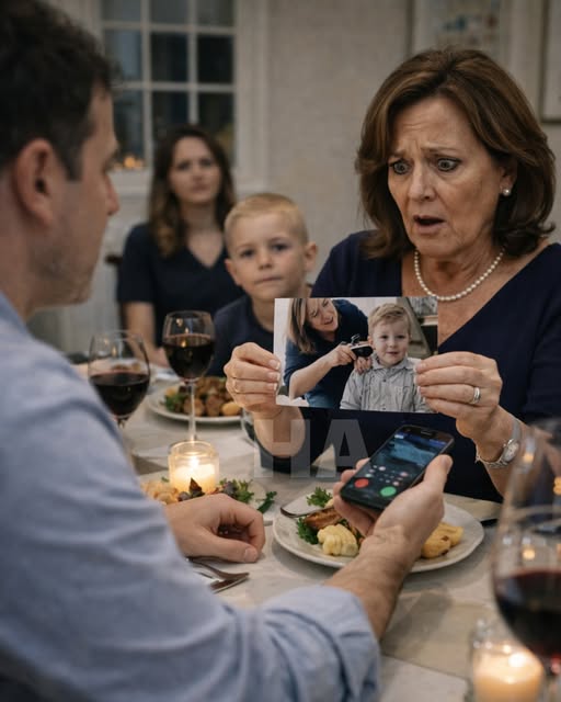 MY MOTHER-IN-LAW PULLED MY 5-YEAR-OLD SON OUT OF SCHOOL AND SHAVED OFF HIS GOLDEN CURLS BECAUSE SHE SAID HE “LOOKED LIKE A GIRL”… BUT AT SUNDAY DINNER, MY HUSBAND HANDED HER SOMETHING ACROSS THE TABLE THAT WIPED THE SMILE RIGHT OFF HER FACE