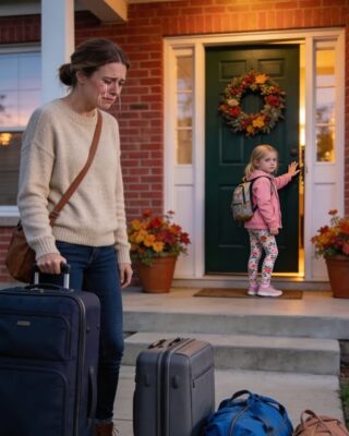 My husband had barely left on his so-called business trip when my six-year-old daughter suddenly whispered, “Mommy… we have to run. Now.”