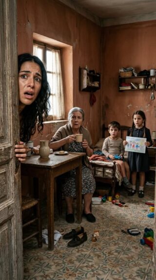 Hello…? My voice sounded strange, as if it wasn’t my own.