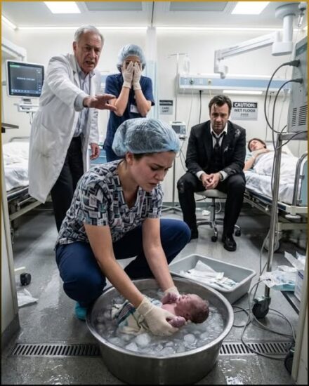 The billionaire is informed that his son died just four minutes after birth… then a hospital janitor walks in with a bucket of ice and exposes a secret that even his glitz and glamour couldn’t hide. The real schemes gradually come to light…