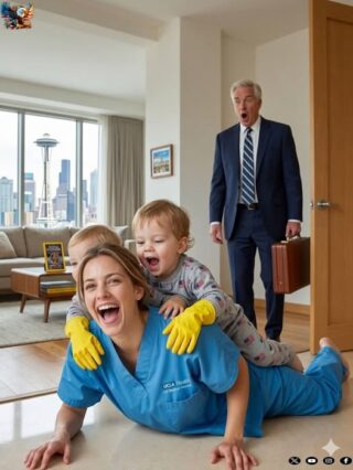 The billionaire secretly returned to find out if the nanny was abusing his children… but when he opened the door, he found something so shocking that for the first time in years he was breathless!