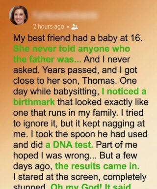 How Could My Friend’s Son Have My Family’s Unique Birthmark? The Truth Turned Out Far More Twisted Than I Ever Imagined