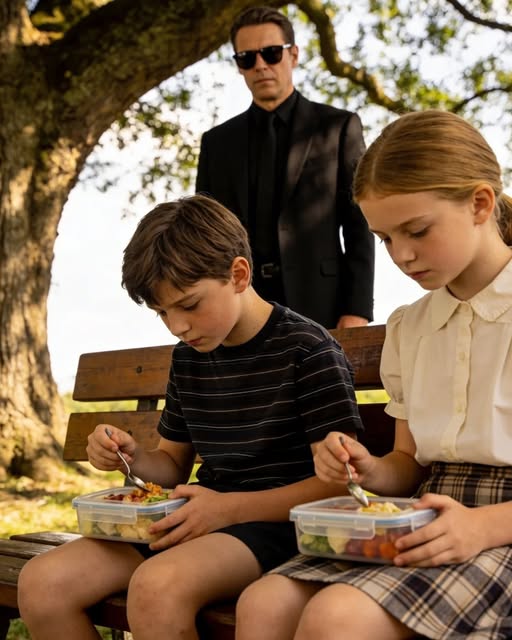 He Followed His 12-Year-Old Son After School, Expecting to Catch Him Lying… But What He Discovered on a Park Bench Left Him Completely Shocked