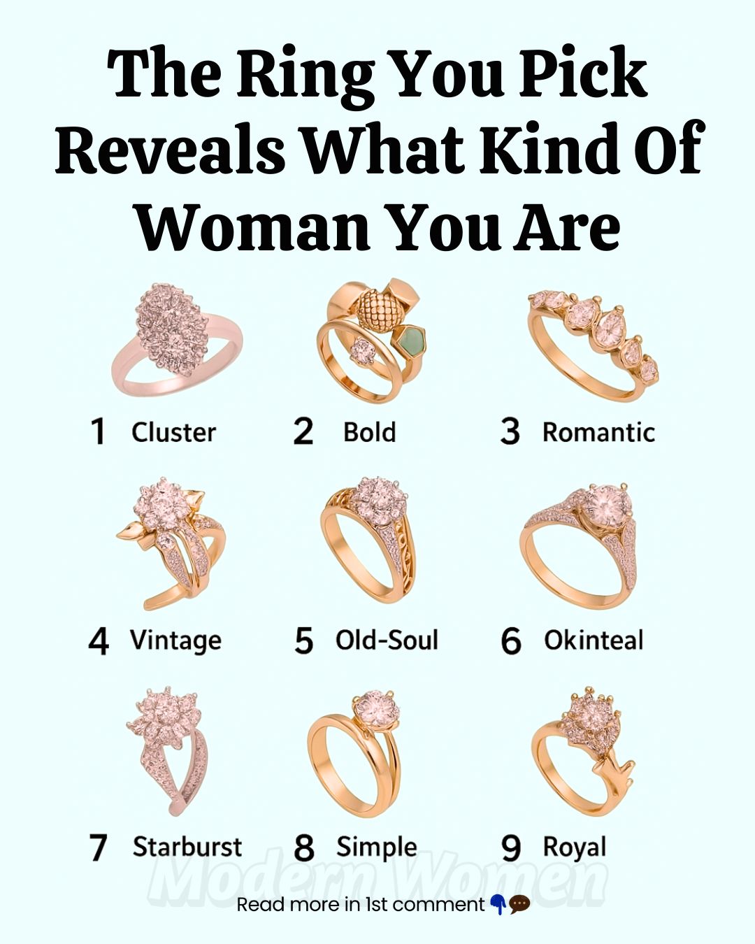 The Ring You Choose Reveals the Woman You Are