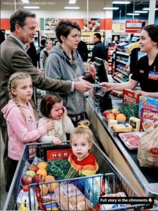 I Paid for Groceries for a Struggling Mother of Three—A Week Later, She Walked Into My Office, and Everyone Stood Up