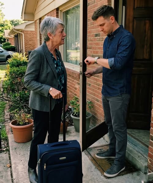 I Flew Across the Country to See My Son – He Looked at His Watch and Said, ‘You Are 15 Minutes Early, Just Wait Outside!’
