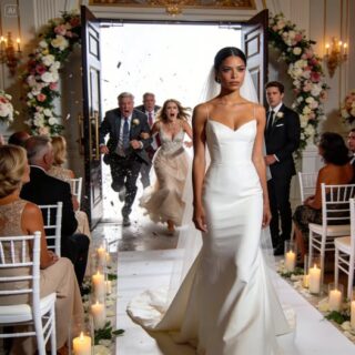 My sister deliberately scheduled her wedding for the exact same day and time as mine. My parents turned to me and said, “You’re the older sister, so cancel your wedding!” My sister laughed in my face. “Your dress looks cheap, and your venue is pathetic. Just give up already.” I said nothing and went through with my wedding as planned. But on the big day, my parents and sister suddenly came rushing in—panicked, breathless, and clearly terrified.
