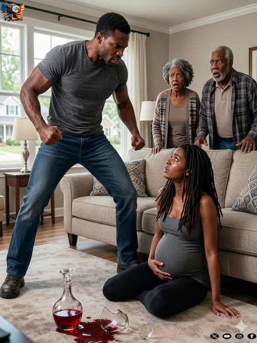 “My husband beat me while I was pregnant and his parents laughed… but they didn’t know that a simple message would destroy everything.”