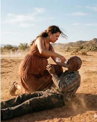 THE PREGNANT WIDOW SAVED AN OLD MAN IN THE DESERT—HOURS LATER, HIS FINAL SECRET CHANGED YOUR LIFE FOREVER