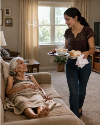 FOR TWO YEARS YOU BROUGHT DINNER TO THE OLD WOMAN NEXT DOOR—AFTER SHE DIED, WHAT YOU FOUND ON HER BED BROKE YOU