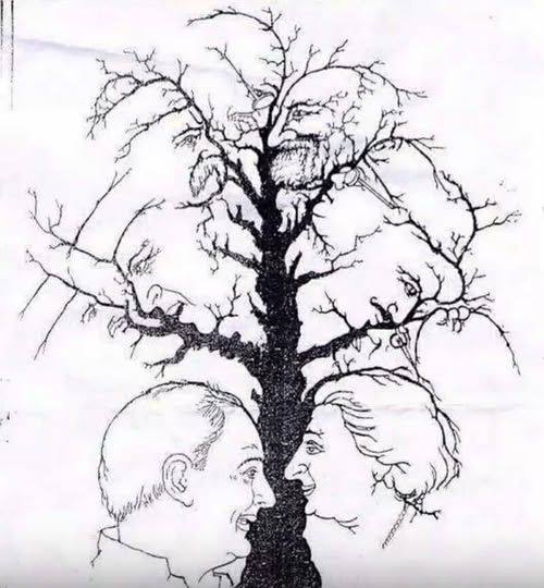Find all the hidden faces in this optical illusion in less than 10 seconds — and you’ll be among the top 1% of viewers.