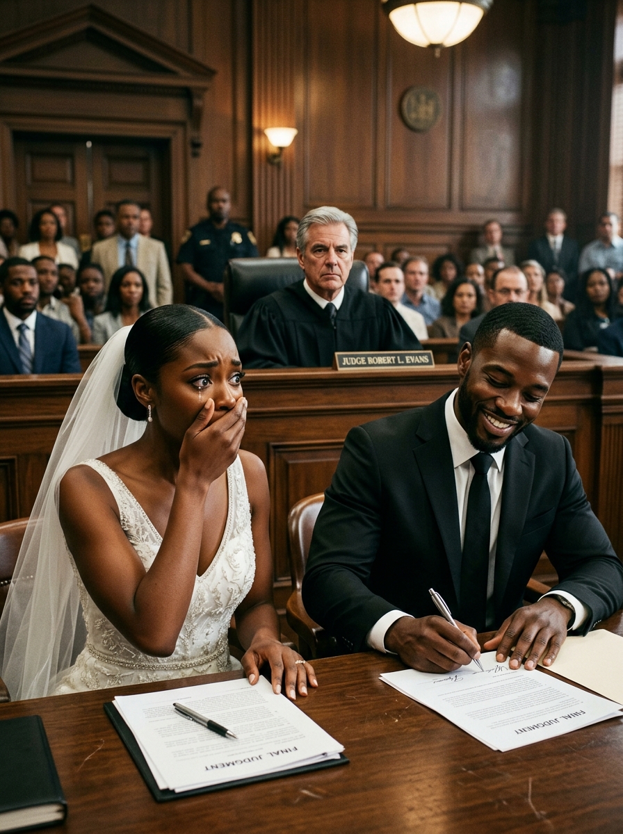 He Signed The Divorce Papers Mocking Me… Until The Judge Read My Father’s Will Out Loud