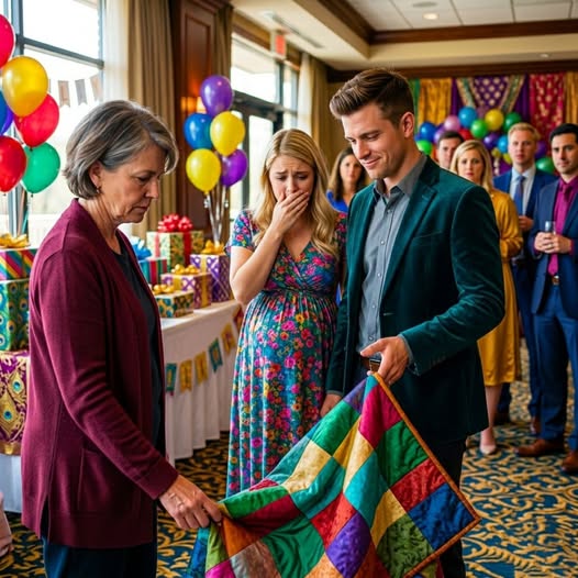 “At my daughter’s baby shower, I gave her a quilt I had spent nine months making by hand. Her husband glanced at it, let it drop like it was worthless, and said, “Your mom’s just a lunch lady, babe.”