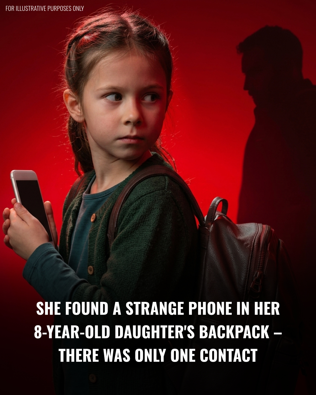 I Found a Phone in My 8-Year-Old Daughter’s Backpack Though We Never Bought Her One – There Was Only One Contact