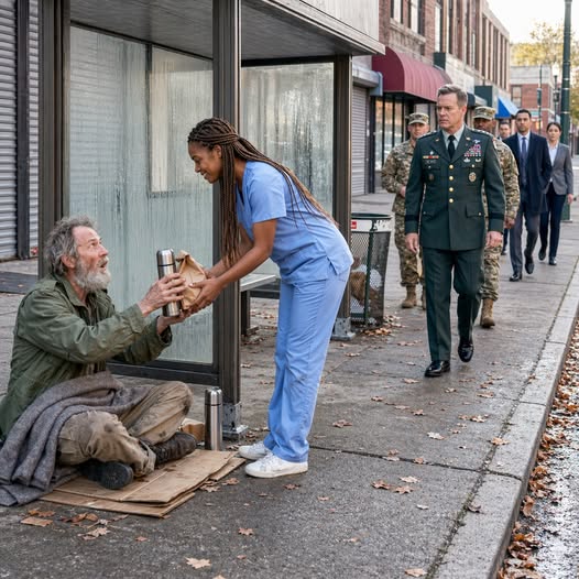 Black Girl Brought Breakfast to Old Man Daily — One Day, Military Officers Arrived at Her Door