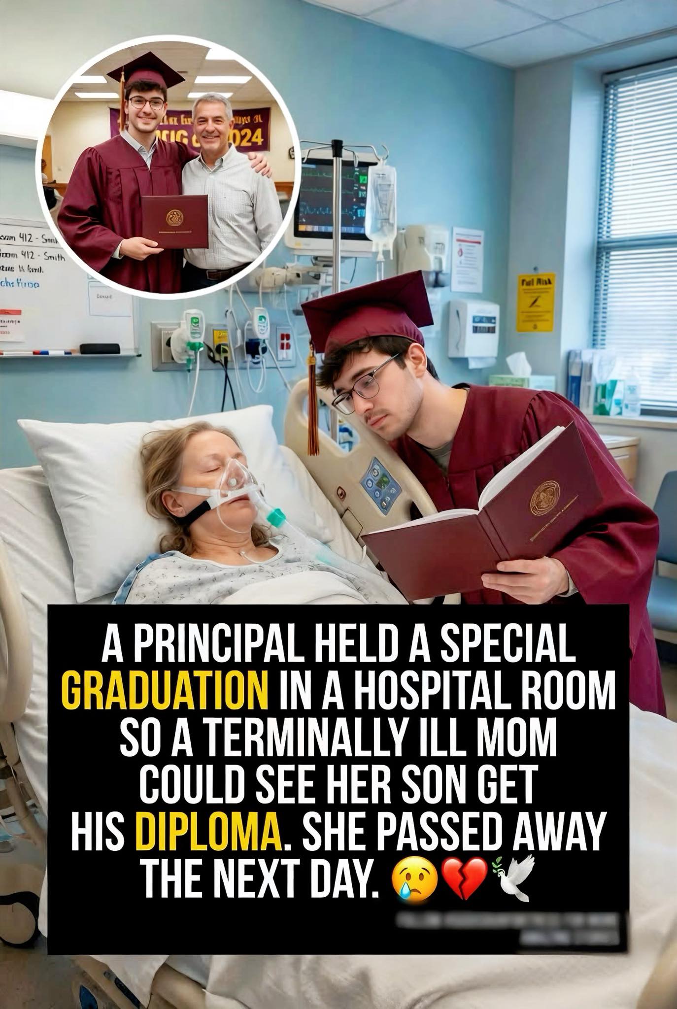 In a quiet hospital room, something extraordinary happened…