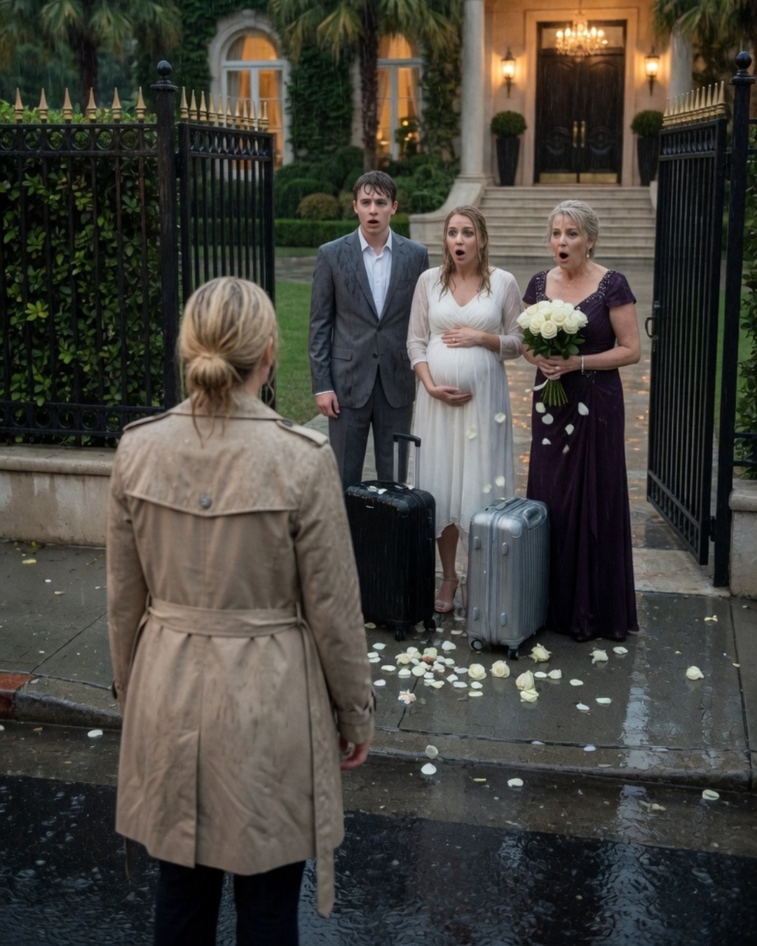 My husband left on a “business trip”… and then his mother posted photos of his wedding with my pregnant employee.