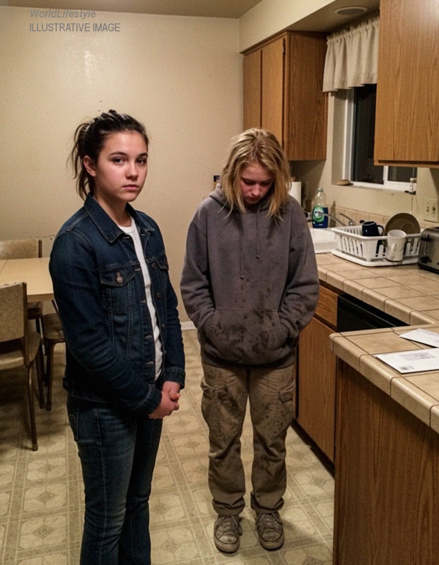My 13-Year-Old Daughter Brought a Starving Classmate Home for Dinner – What Slipped Out of Her Backpack Made My Blood Run Cold