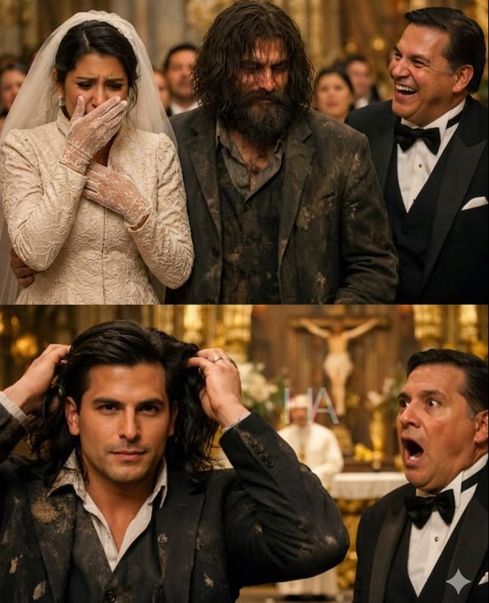 YOUR STEPFATHER FORCED YOU TO MARRY A BEGGAR TO HUMILIATE YOU AND STEAL YOUR BILLION-DOLLAR INHERITANCE—BUT AT THE ALTAR, THE MAN IN RAGS REVEALED A SECRET THAT LEFT THE ENTIRE CHURCH SPEECHLESS