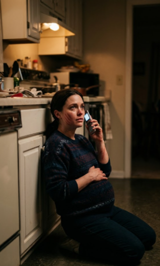 I came home 15 minutes late. My husband slapped me, his mother forced me to cook when I was seven months pregnant… And when I started bleeding on the kitchen floor, I looked him straight in the eye and said, “Call my dad.”