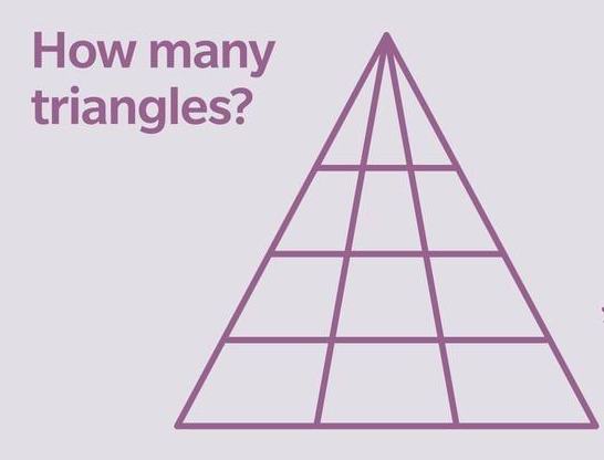 How Many Triangles Do You See in This Puzzle?.