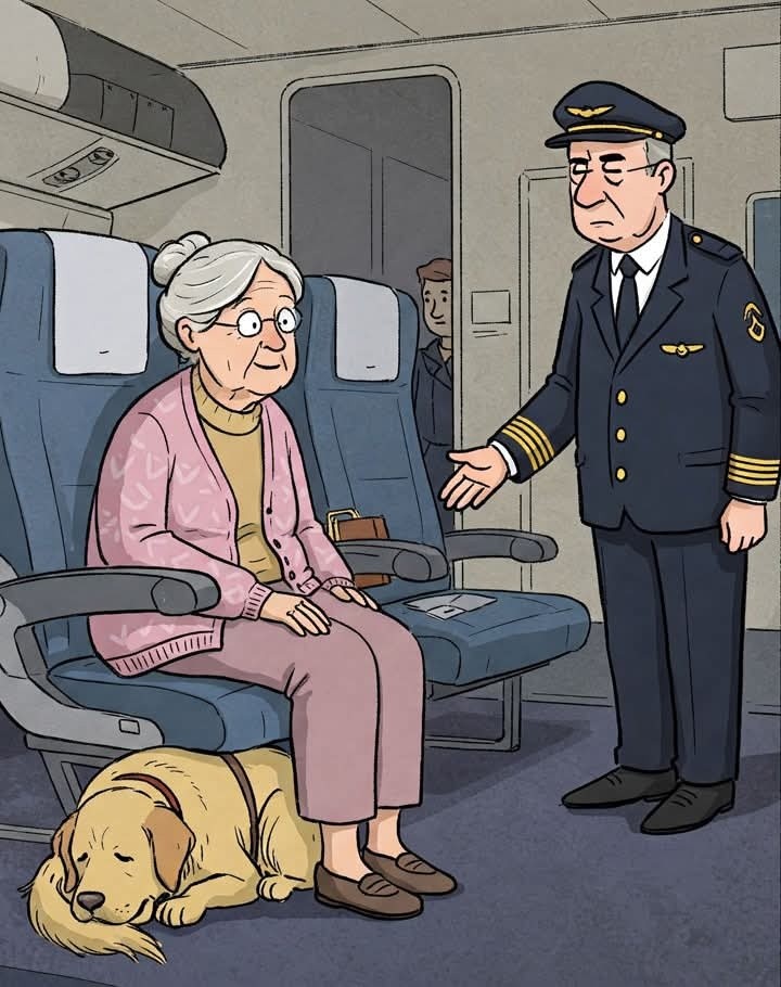 A woman was flying from Melbourne to Brisbane