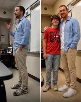 My 14-Year-Old Son Spent His Last Money on New Sneakers for His Teacher – When the Sheriff Showed Up, I Had No Idea What Was Coming