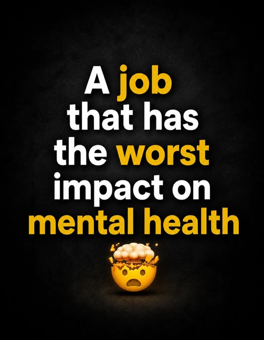 The Silent Thief: Which Jobs Have the Worst Impact on Mental Health?