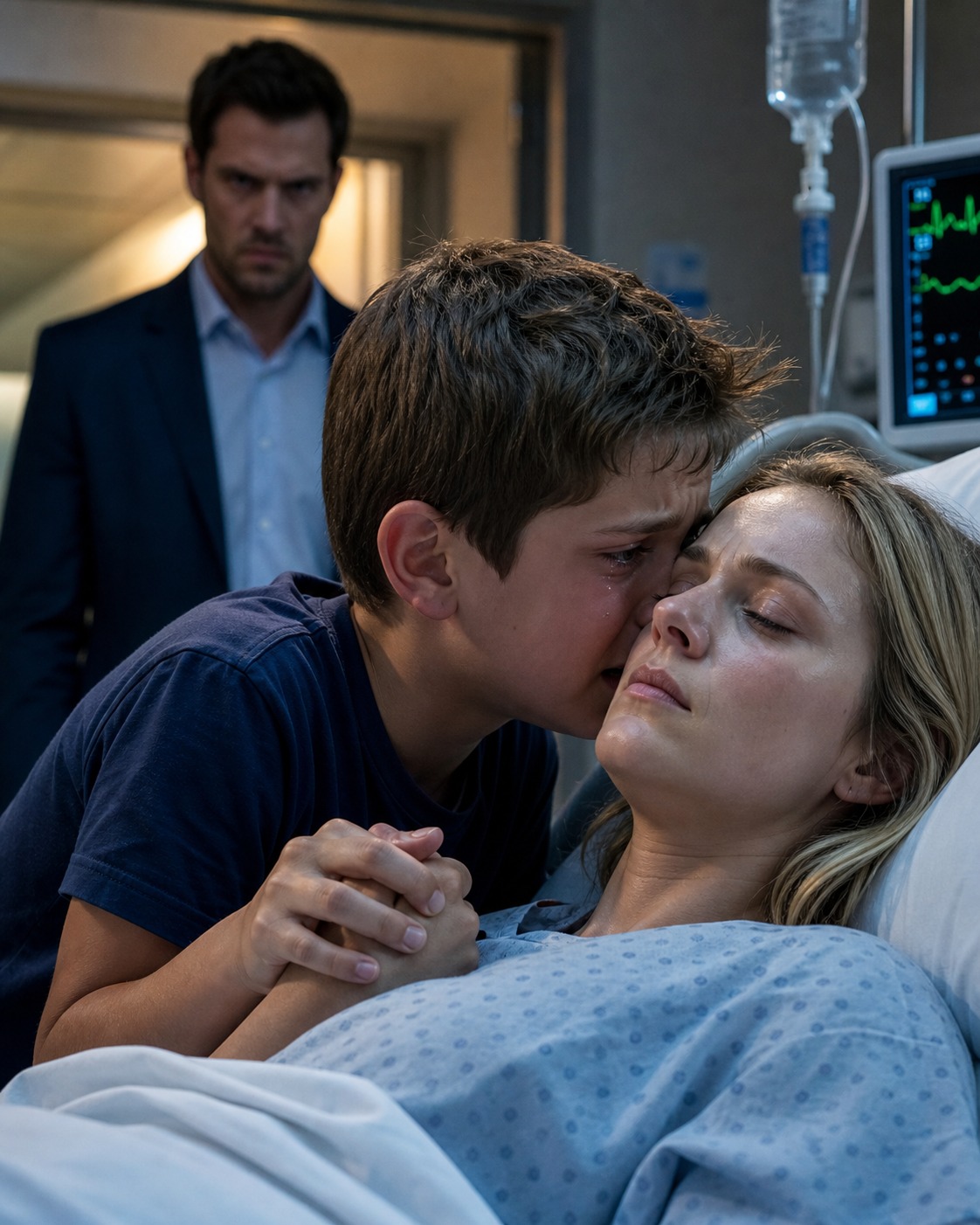 YOU WOKE UP FROM A COMA AND HE WAS WAITING FOR YOU TO DIE… BUT YOUR SON HAD ALREADY CALLED THE ONE WOMAN WHO COULD DESTROY HIM