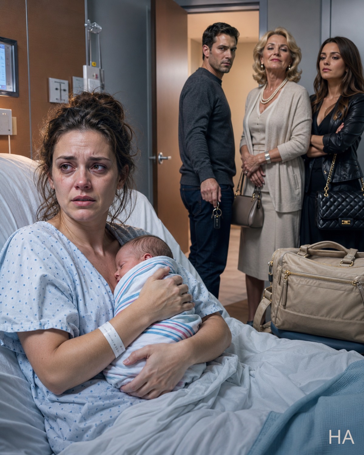 My Husband Left Me at the Hospital Six Hours After Giving Birth — Two Hours Later He Called Crying, “Claire… Everything Is Gone”