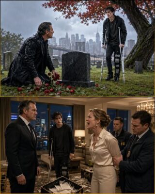 Billionaire Bought Roses for His Son’s Grave Every Thursday—Until the Boy on Crutches Said, “Daddy, I’m Alive”