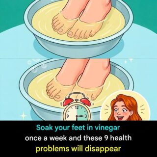 Soak your feet in vinegar once a week and watch these 9 health problems disappear