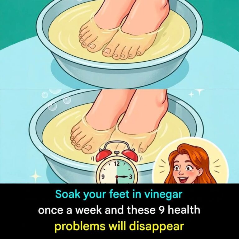 Soak your feet in vinegar once a week and watch these 9 health problems disappear