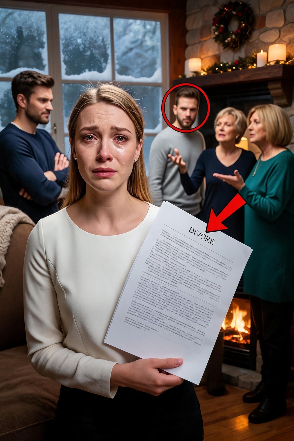 She Signed the Christmas Divorce in Tears, Then Her Billionaire Father Walked Through the Hotel Doors