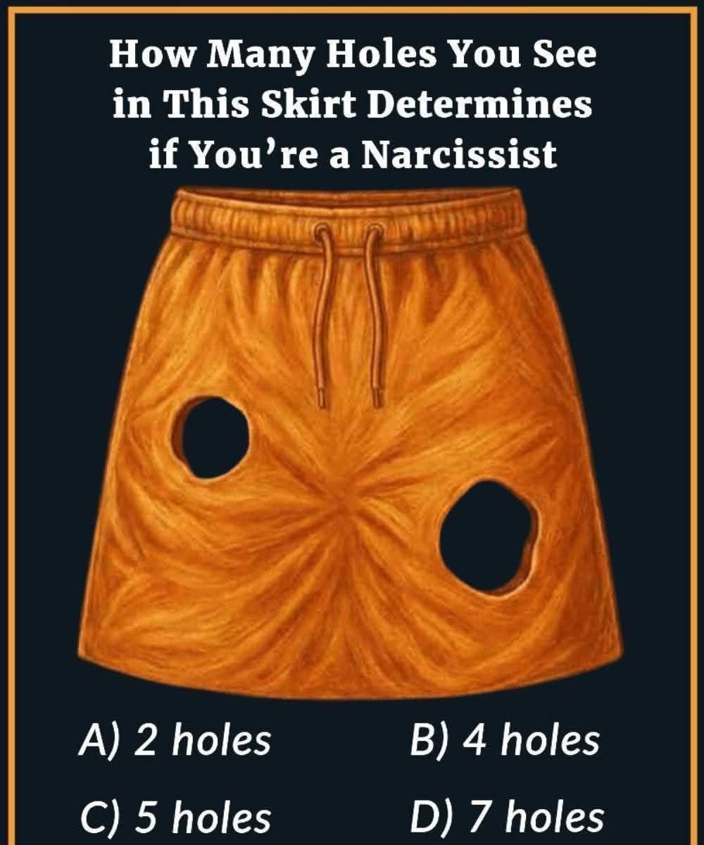 How Many Holes You See in This Skirt Determines if You’re a Narcissist