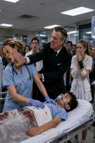 Billionaire Slapped an ER Nurse, But Twelve Hours Later Generals Arrived With the Truth That Ruined Him