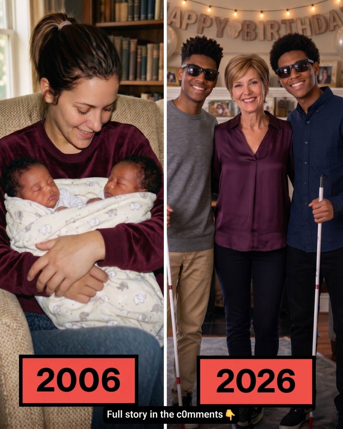 My Husband Left After Our Twin Sons Were Born Blind — 20 Years Later, He Came Back Begging